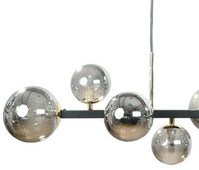 Zuma Line 1214 - Candelabru suspendat pe cablu SERENITY, 10 x G9/8W/230V, negru/fumuriu