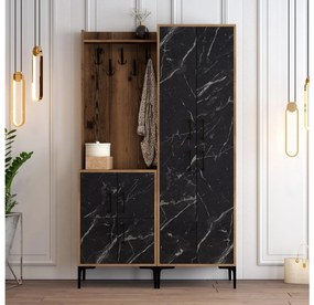 Mobilier hol Betina BA (Nuc + Negru). 1088300