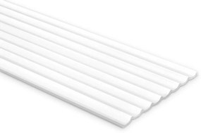 Panou riflaj decorativ 3D din polimer rigid, model Dune - 13x1.2x250 cm