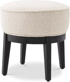 Taburete elegant design LUX Jarrett, Boucle crem