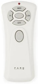 Ventilator LED FARO 33518DC LANTAU LED/15W/230V crom/pin + telecomandă