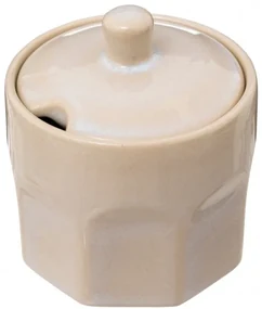 Zaharnita Roma White Crem, ceramica,  8 x H 8.8 cm