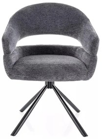 Scaun Borgo gri inchis/negru Raven18