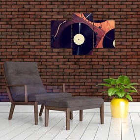 Tablou - Discuri de gramafon (90x60 cm)