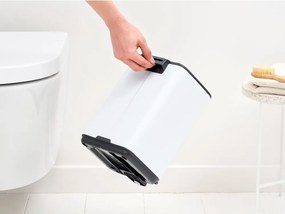 Coș de gunoi alb cu pedală din oțel 4 l Bo – Brabantia
