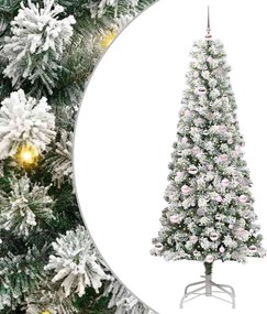 vidaXL Brad de Crăciun artificial cu ramuri articulare 210 cm