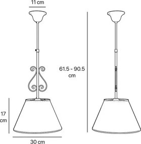 Lustra suspendata design clasic italian Bruxelles