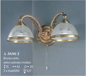 Aplica de perete design italian realizata manual 3830