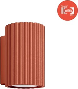 Brilagi - Aplică de perete LED CRESTO 1xGU10/10W/230V 10 cm roșu