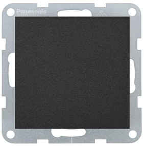 Intrerupator simplu 10A, IP20, Negru, Panasonic Karre Plus 55