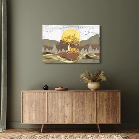 Tablou cu cerb (90x60 cm)