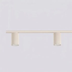 Sollux SL.2713 - Suspensie pe cablu KARBON 4xGU10/10W/230V crem