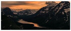 Tablou - Lac între munți (120x50 cm)