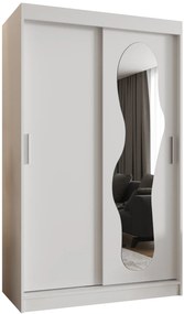 Dulap de haine 120 cm Ulta (alb). 1126317