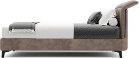 Pat Mojo Tapitat cu Saltea 120/140/160/180x200cm - 120x200