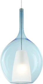 Lustra, Pendul din sticla KALIQUE-2 SP1 D28 AZZURRO