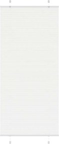 vidaXL Jaluzea plisată alb 90x200 cm Lățime țesătură 89,4cm poliester