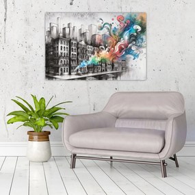 Tablou - Viața industrială (90x60 cm)