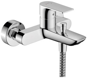 Baterie cada-dus, Hansgrohe, Rebris E, crom