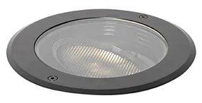 Spot exterior îngropat negru AR111 reglabil IP65 - Delux Honey