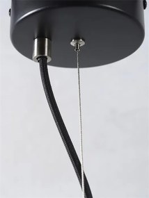 Lustra design nordic Marseille black, 48,5cm