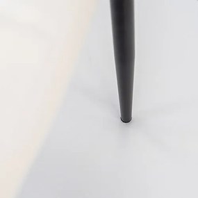 Midland 4+1 set de sufragerie alb-negru