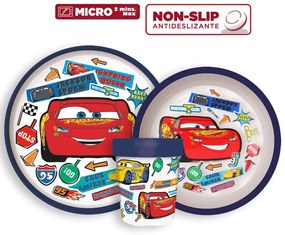 Disney Mașini Stickers set de tacâmuri antiderapant, set din plastic micro