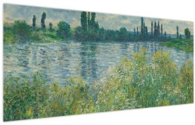 Tablou - Claude Monet, Banks of the Seine, reproducere (120x50 cm)