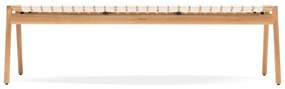 Bancă alb-natural Klupa - Gazzda