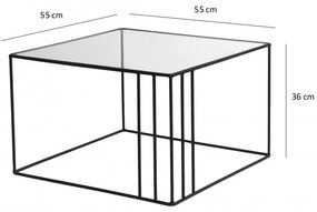 Masuta de Cafea Outline - Negru