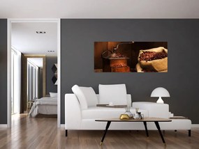 Tablou cu cafea (120x50 cm)