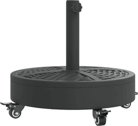 vidaXL Suport umbrelă pentru stâlpi Ø38 / 48 mm, 27 kg, rotund