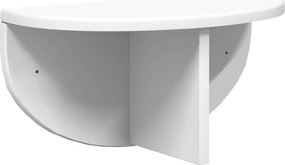 vidaXL Raft de perete Pe perete Alb 38 x 19 x 19 cm Lemn compozit