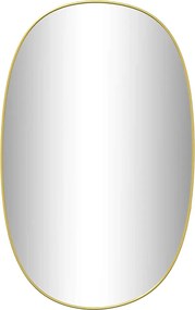 vidaXL Oglindă de perete, auriu, 80x50 cm