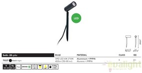Tarus, proiector cu iluminat LED exterior IP44, SETH II 70227