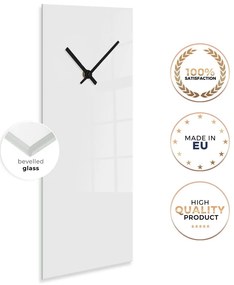 Ceas de perete Styler Glassclock Concrete, 20 x 60 cm