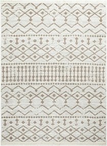 Covor 9987, 80x150 cm, forma dreptunghiulara, bumbac, bej