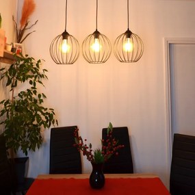 Lustră LED pe cablu MERCURE 3xE27/15W/230V