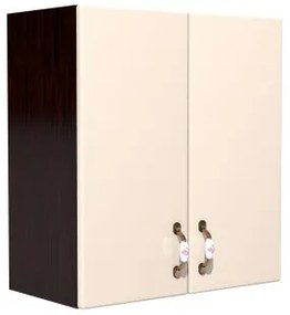 Corp superior 60 cu 2 usi pentru hota telescopica Zebra MDF vanilie simplu