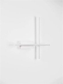 Aplica de perete LED design modern QUAM alb