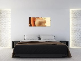 Tablou - Femeia lângă pom (120x50 cm)