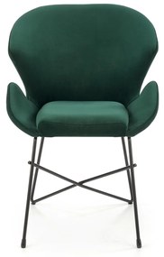 Scaun K458 catifea Verde – H82 cm