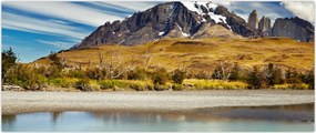 Tablou - Parcul Național Torres del Paine (120x50 cm)