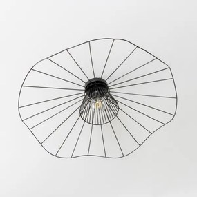 Brilagi - Lustră LED aplicată CERIA WIRE, 1xE27/40W/230V, diametru 80 cm, negru