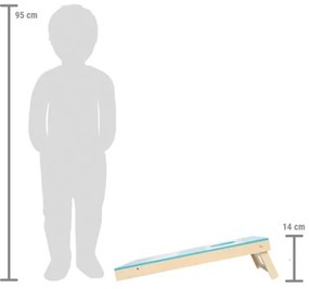 Joc 2 în 1 aruncat cu săculeți și hochei de masă Small Foot Active