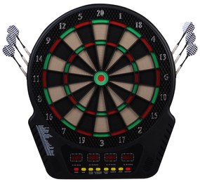 HOMCOM Set complet de darts electronic cu 6 săgeți și 27 jocuri - distracție garantată! | Aosom Romania