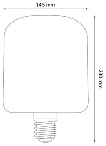 Bec LED DECO VINTAGE E27/4W/230V 1800K