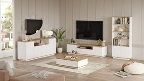 Mobilier living Freddie 19 (Pin atlantic + Alb). 1073056