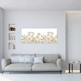 Tablou - Flori de câmp (120x50 cm)