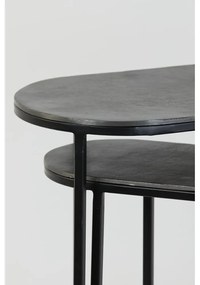 Măsuțe auxiliare 2 buc. din metal 26x53 cm Bocov – Light &amp; Living